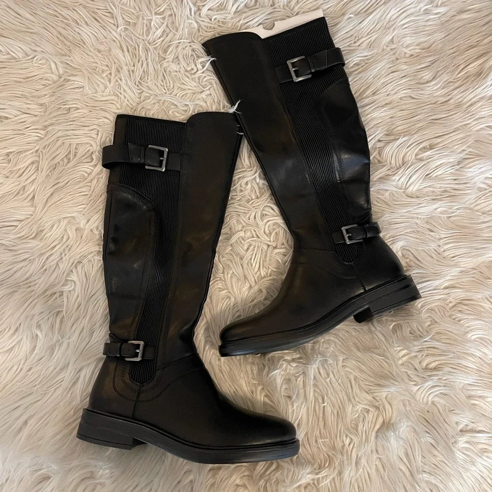 New | White Mountain | Black Boots - Picture 1 of 15